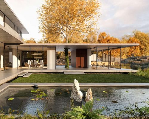 Hahn Media 3D Visualisierung Villa Immobilien Würzburg
